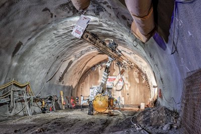 Vortriebssicherung Tunnel Burg