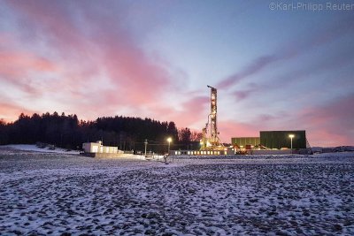 Deep geothermal borehole Mehrnbach